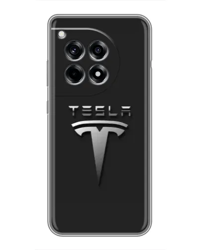 Чохол для OnePlus 12R з картинкою «Сталевий логотип Tesla» Чохол для OnePlus 12R з картинкою «Сталевий логотип Tesla»