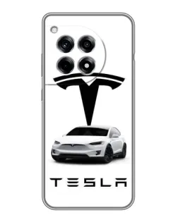 Чохол для OnePlus 12R з картинкою «Tesla White Style» Чохол для OnePlus 12R з картинкою «Tesla White Style»