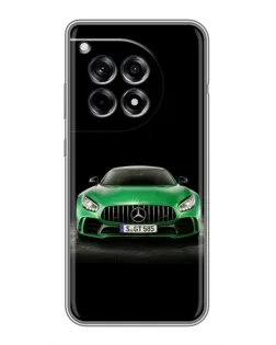 Чохол для OnePlus 12R з картинкою «Mercedes — неоновий лого» Чохол для OnePlus 12R з картинкою «Mercedes — неоновий лого»