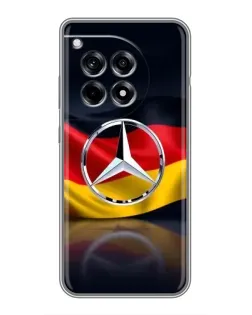 Чохол для OnePlus 12R з картинкою «Mercedes — прапор Німеччини» Чохол для OnePlus 12R з картинкою «Mercedes — прапор Німеччини»