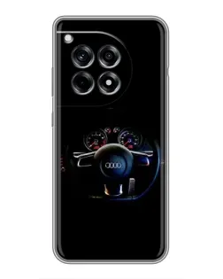 Чохол для OnePlus 12R з картинкою «Салон Audi — кермо» Чохол для OnePlus 12R з картинкою «Салон Audi — кермо»