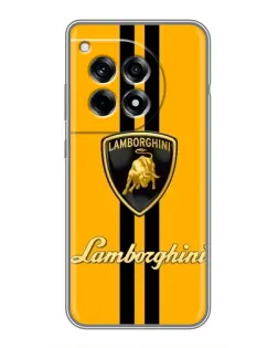Чехол для OnePlus 12R с картинкой «Lamborghini Stripe желтый»