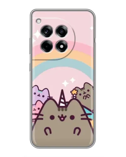 Чохол для OnePlus 12R з картинкою «Єдиноріг Pusheen» Чохол для OnePlus 12R з картинкою «Єдиноріг Pusheen»