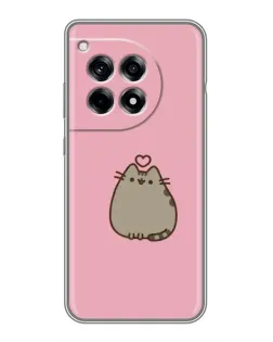 Чохол для OnePlus 12R з картинкою «Pusheen серце» Чохол для OnePlus 12R з картинкою «Pusheen серце»