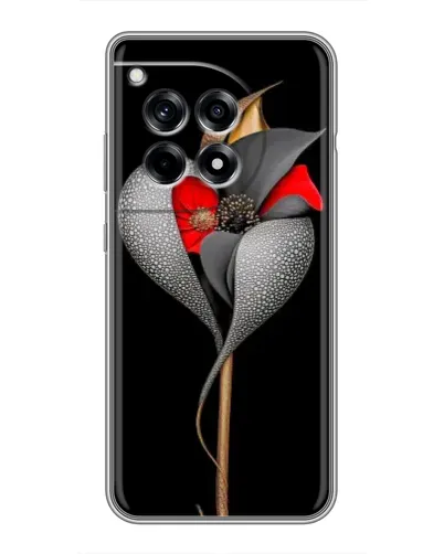 Чехол для OnePlus 12R с картинкой «Серебряный фантазийный цветок» Чехол для OnePlus 12R с картинкой «Серебряный фантазийный цветок»