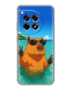 Чохол для OnePlus 12R з картинкою «Морська капібара» Чохол для OnePlus 12R з картинкою «Морська капібара»