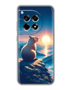 Чохол для OnePlus 12R з картинкою «Захід сонця з капібарою» Чохол для OnePlus 12R з картинкою «Захід сонця з капібарою»