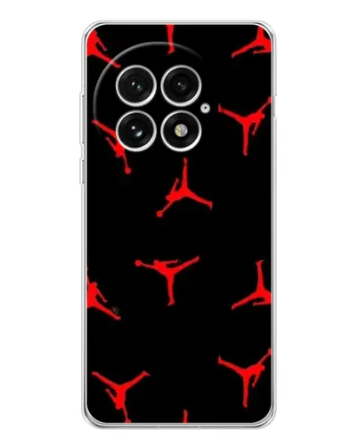 Чохол для OnePlus 13 з картинкою «Jordan Red Pattern»