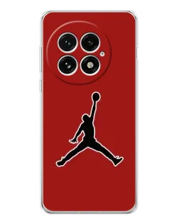 Чехол для OnePlus 13 с картинкой «Jordan Red Back»