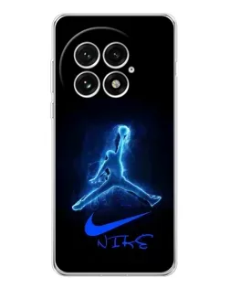 Чехол для OnePlus 13 с картинкой «Jordan Neon Blue»