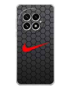 Чехол для OnePlus 13 с картинкой «Nike — карбоновая сетка»