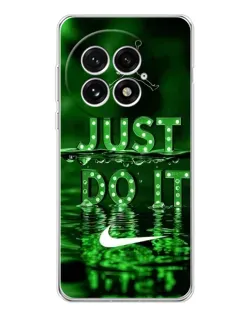 Чехол для OnePlus 13 с картинкой «Зеленый неоновый Nike»