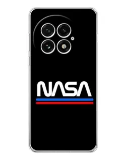 Чехол для OnePlus 13 с картинкой «NASA — классика Red Blue»