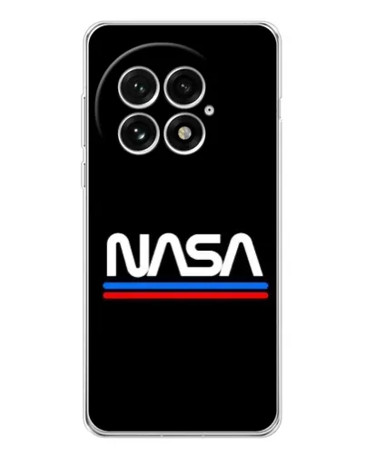 Чехол для OnePlus 13 с картинкой «NASA — классика Red Blue» Чехол для OnePlus 13 с картинкой «NASA — классика Red Blue»