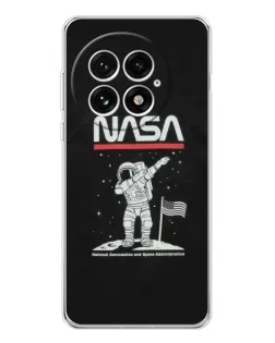 Чехол для OnePlus 13 с картинкой «NASA — шагаем по Луне»