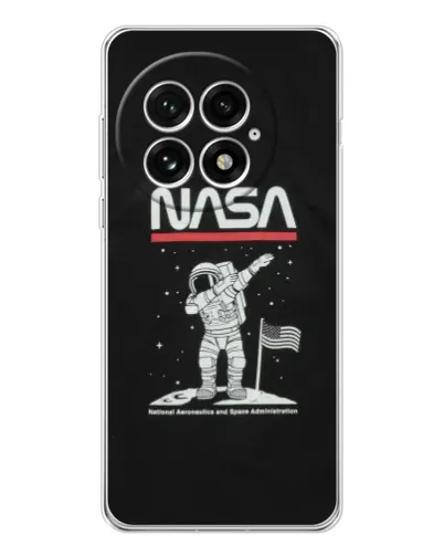 Чехол для OnePlus 13 с картинкой «NASA — шагаем по Луне» Чехол для OnePlus 13 с картинкой «NASA — шагаем по Луне»
