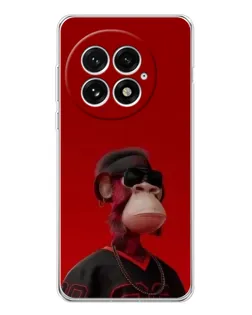 Чехол для OnePlus 13 с картинкой «Bored Ape в красном»