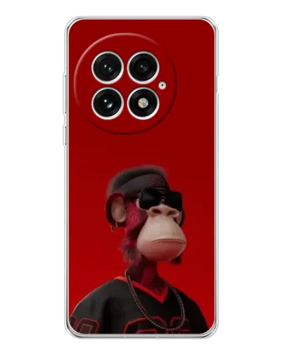 Чехол для OnePlus 13 с картинкой «Bored Ape в красном» Чехол для OnePlus 13 с картинкой «Bored Ape в красном»
