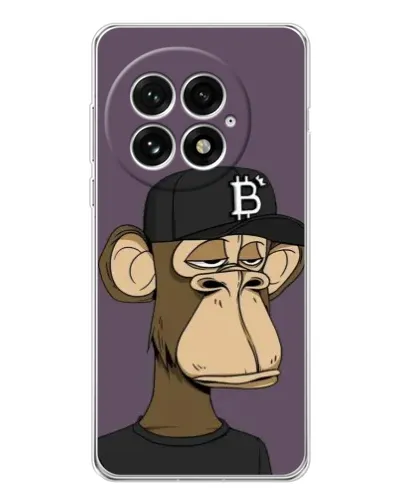 Чехол для OnePlus 13 с картинкой «Bored Ape в кепке» Чехол для OnePlus 13 с картинкой «Bored Ape в кепке»