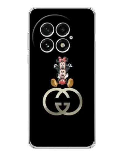 Чехол для OnePlus 13 с картинкой «Минни Маус на лого»