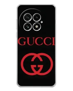 Чехол для OnePlus 13 с картинкой «Gucci — красный логотип»