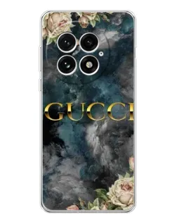Чехол для OnePlus 13 с картинкой «Абстрактные цветы Gucci»