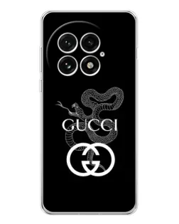 Чехол для OnePlus 13 с картинкой «Gucci — серебряная змея»