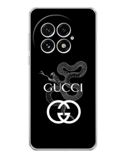 Чехол для OnePlus 13 с картинкой «Gucci — серебряная змея»