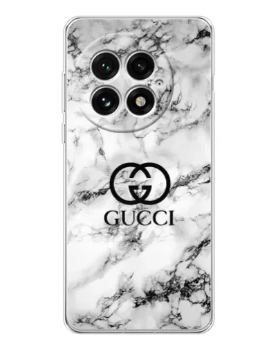 Чехол для OnePlus 13 с картинкой «Gucci — мраморный шик»
