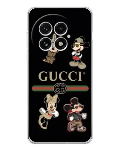 Чехол для OnePlus 13 с картинкой «Gucci — герои Disney и монограмма» Чехол для OnePlus 13 с картинкой «Gucci — герои Disney и монограмма»