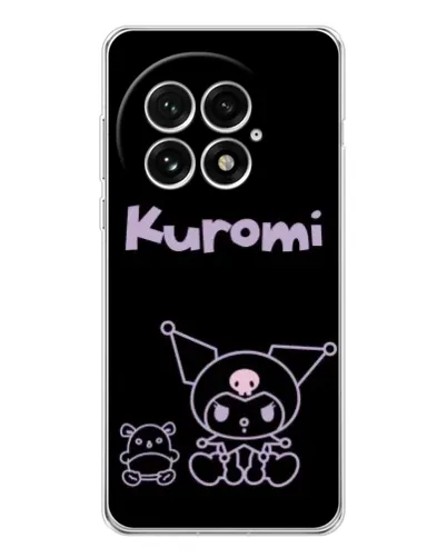 Чехол для OnePlus 13 с картинкой «Kuromi — черный минимализм» Чехол для OnePlus 13 с картинкой «Kuromi — черный минимализм»