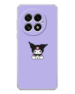 Чехол для OnePlus 13 с картинкой «Kuromi — фиолетовый минимализм»
