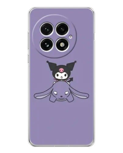 Чехол для OnePlus 13 с картинкой «Kuromi на лиловом фоне» Чехол для OnePlus 13 с картинкой «Kuromi на лиловом фоне»