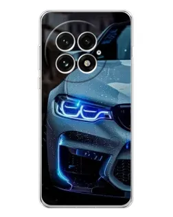 Чехол для OnePlus 13 с картинкой «Взгляд BMW с синими фарами»