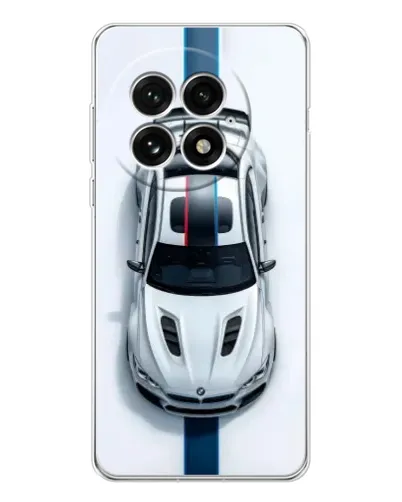 Чехол для OnePlus 13 с картинкой «Вид сверху — BMW M» Чехол для OnePlus 13 с картинкой «Вид сверху — BMW M»