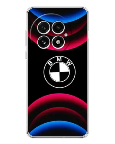 Чехол для OnePlus 13 с картинкой «Логотип BMW и неоновые дуги» Чехол для OnePlus 13 с картинкой «Логотип BMW и неоновые дуги»