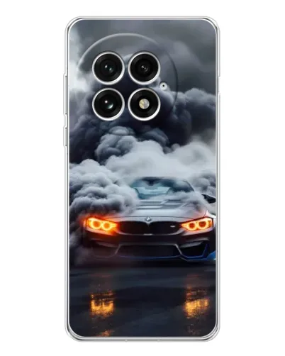 Чехол для OnePlus 13 с картинкой «BMW в дыму» Чехол для OnePlus 13 с картинкой «BMW в дыму»