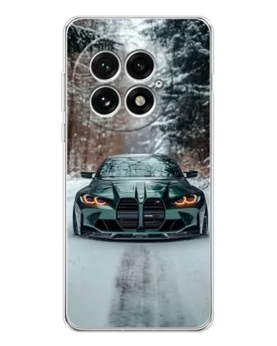 Чехол для OnePlus 13 с картинкой «BMW в зимнем лесу» Чехол для OnePlus 13 с картинкой «BMW в зимнем лесу»