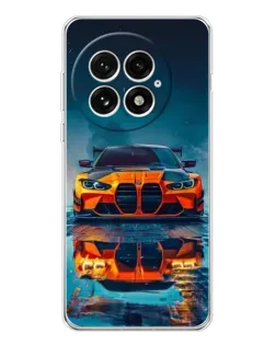 Чехол для OnePlus 13 с картинкой «BMW — золотая эмблема»