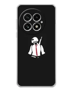 Чехол для OnePlus 13 с картинкой «PUBG — силуэт воина»