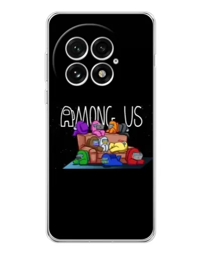 Чехол для OnePlus 13 с картинкой «Логотип Among Us» Чехол для OnePlus 13 с картинкой «Логотип Among Us»