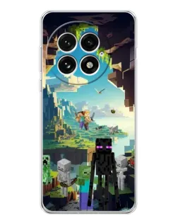 Чехол для OnePlus 13 с картинкой «Эндермен в лесу»