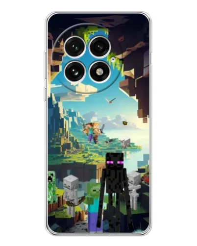 Чехол для OnePlus 13 с картинкой «Эндермен в лесу» Чехол для OnePlus 13 с картинкой «Эндермен в лесу»