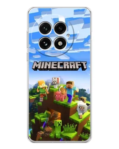 Чехол для OnePlus 13 с картинкой «Minecraft классический мир» Чехол для OnePlus 13 с картинкой «Minecraft классический мир»