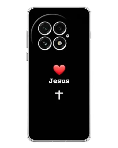 Чехол для OnePlus 13 с картинкой «Сердце - Jesus» Чехол для OnePlus 13 с картинкой «Сердце - Jesus»
