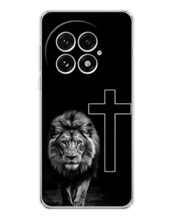 Чехол для OnePlus 13 с картинкой «Лев и Крест»
