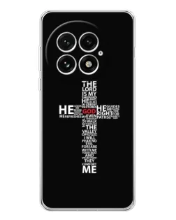 Чехол для OnePlus 13 с картинкой «Текстовый крест» Чехол для OnePlus 13 с картинкой «Текстовый крест»