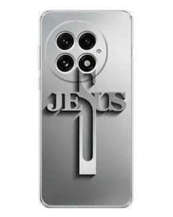 Чехол для OnePlus 13 с картинкой «Металлический крест Jesus» Чехол для OnePlus 13 с картинкой «Металлический крест Jesus»
