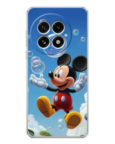 Чохол для OnePlus 13 з картинкою «Mickey та мильні бульбашки»
