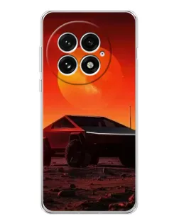 Чехол для OnePlus 13 с картинкой «Cybertruck на Марсе»